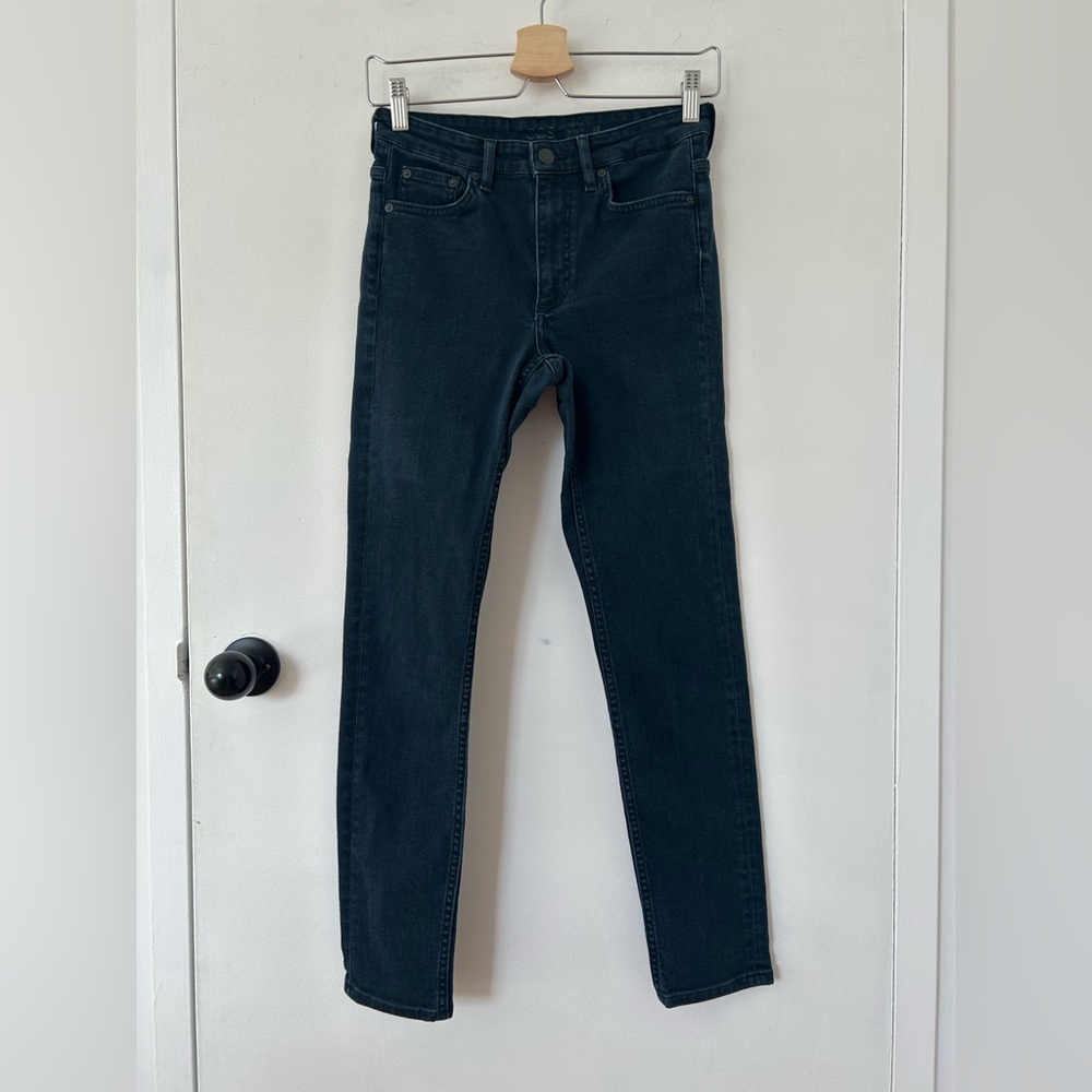 COS DARK DENIM HIGH RISE JEANS SIZE 28